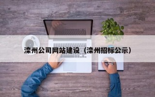 湖南滦州公司网站建设（滦州招标公示）